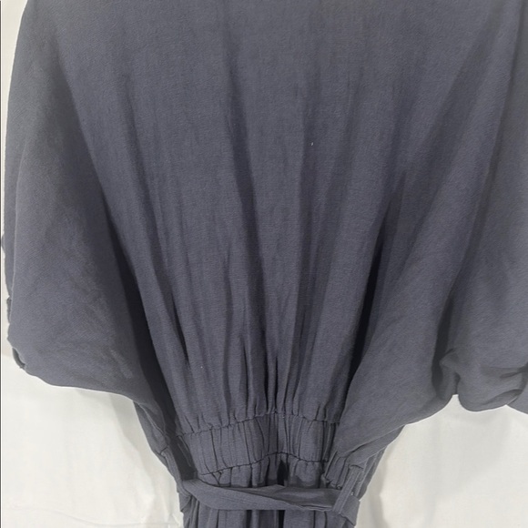 Baltic Born Gray Buttoned Tie Front Jumpsuit Size Small - Picture 7 of 9